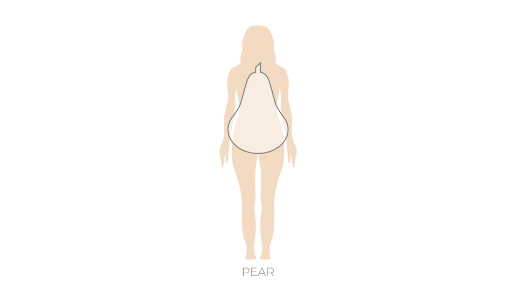 pear shape body figure