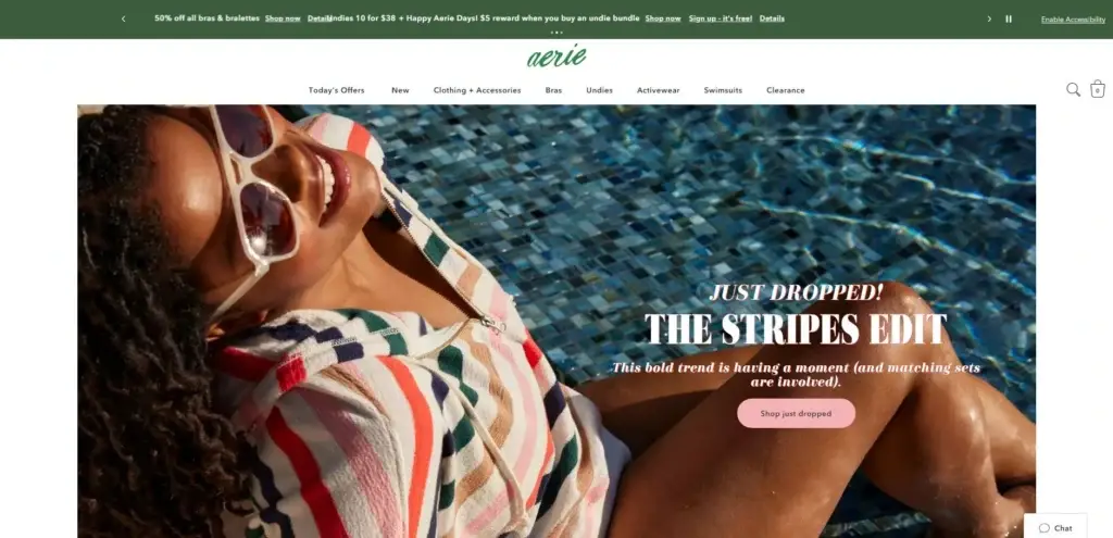 Aerie storefront